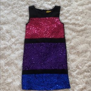 Nicole Miller black sparkly dress. Youth XL